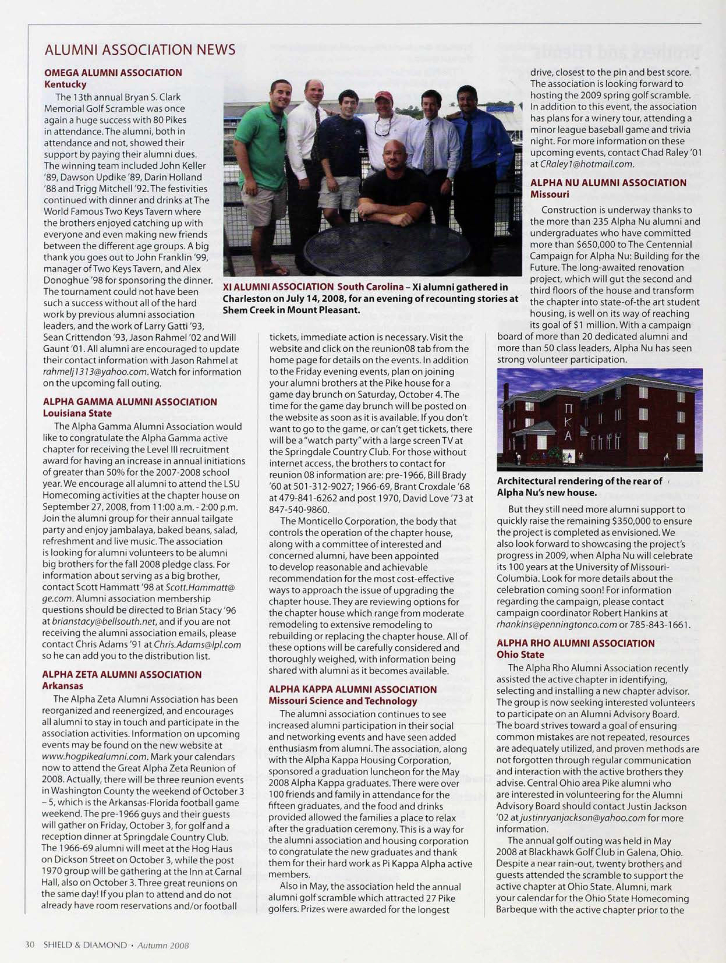 Alumni Association News, Autumn 2008